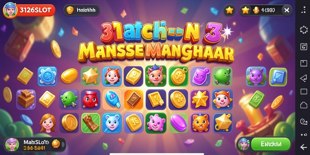 Tampilan gameplay menarik dari 3126SLOT yang penuh warna.