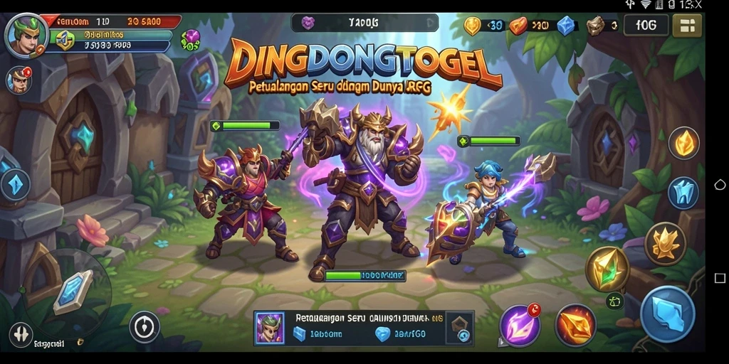 Tampilan gameplay DINGDONGTOGEL yang menegangkan dan seru.