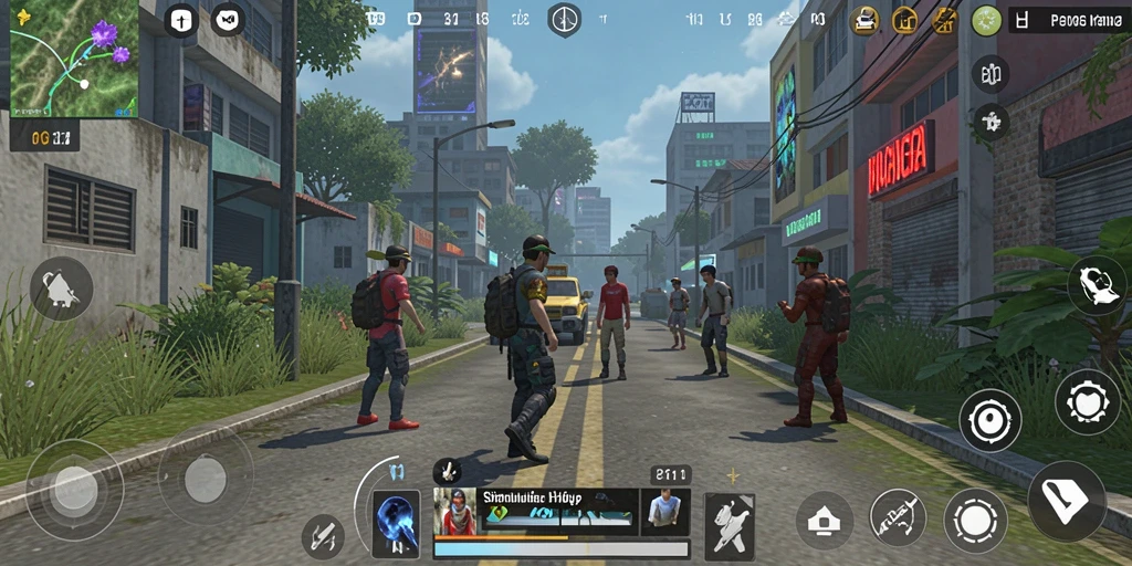 Screenshot gameplay PG11 menampilkan aktivitas seru dalam dunia simulasi.