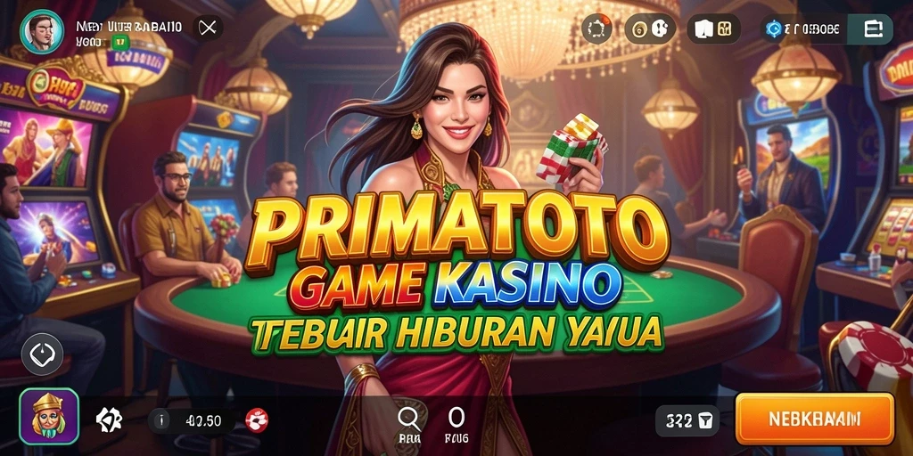 Gameplay seru dan menarik di PRIMATOTO, siap memanjakan para penggemar Kasino.