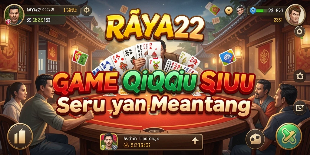 Tampilan gameplay QiuQiu di RAYA22 yang seru dan interaktif.