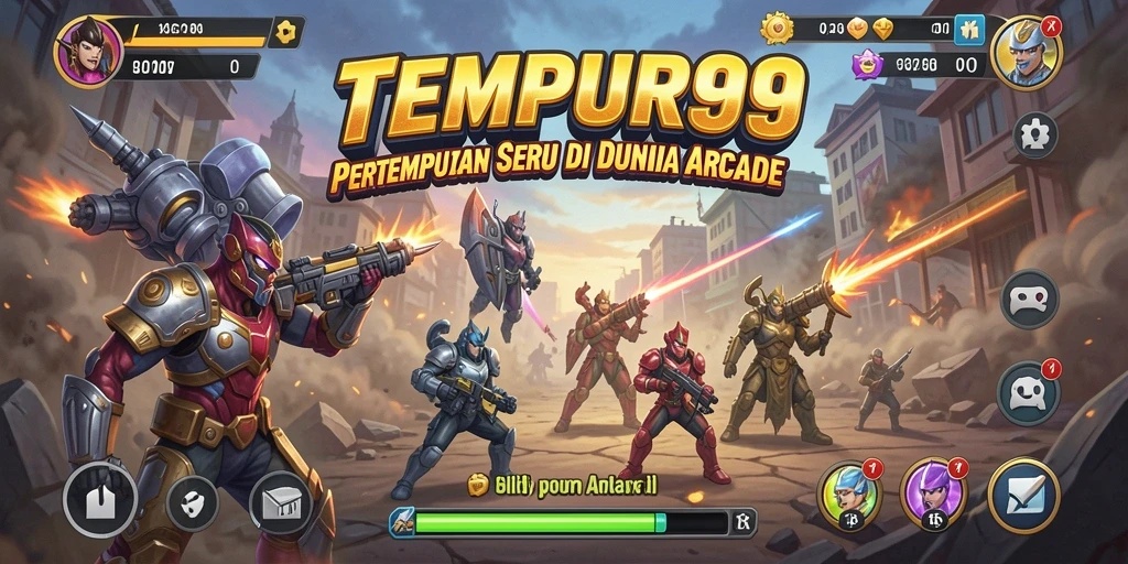 Tangkapan layar dari gameplay seru dalam TEMPUR99.
