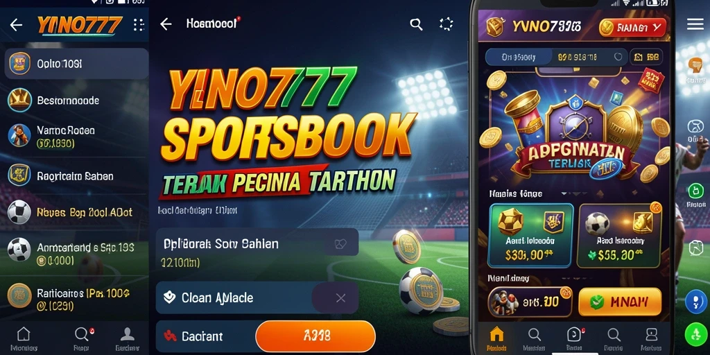 Tampilan utama gameplay YONO777 dengan antarmuka sportsbook yang menarik.